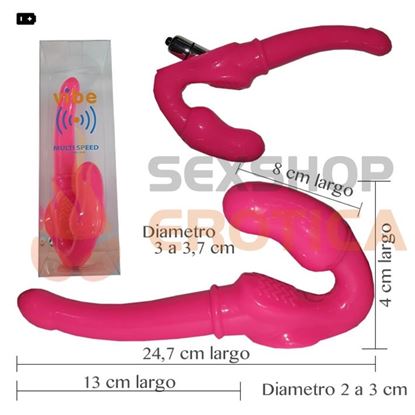 Estimulador para usar en pareja con vibro rosa